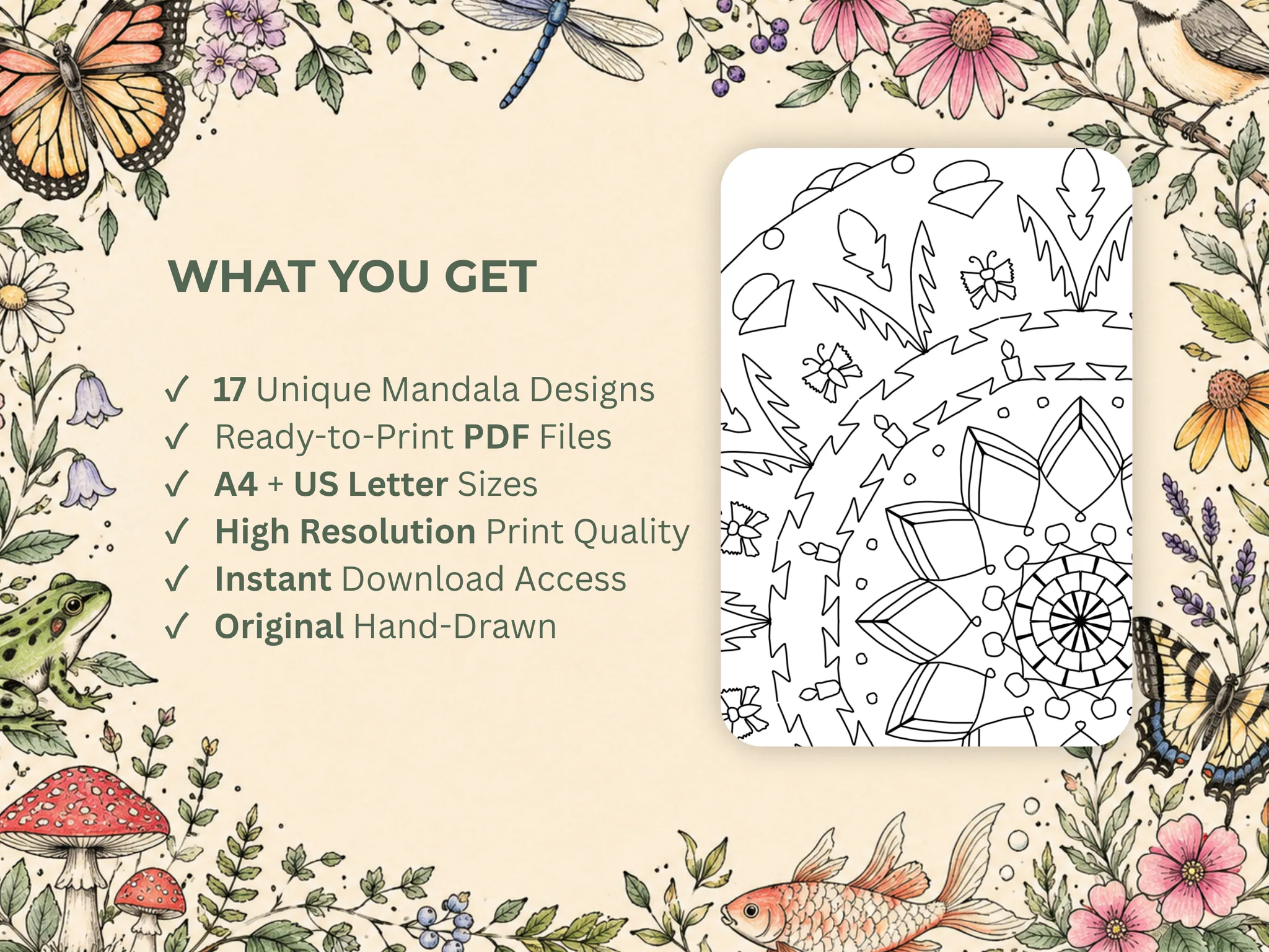 Mandalas de Mariposas y Naturaleza, 17 PDFs — Galería 4
